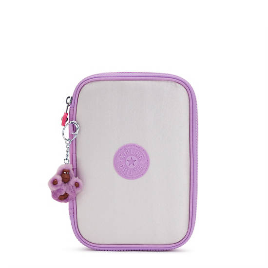 Kipling 100 Pens Classic Case Bags Purple Candy Block | CA 2030CT